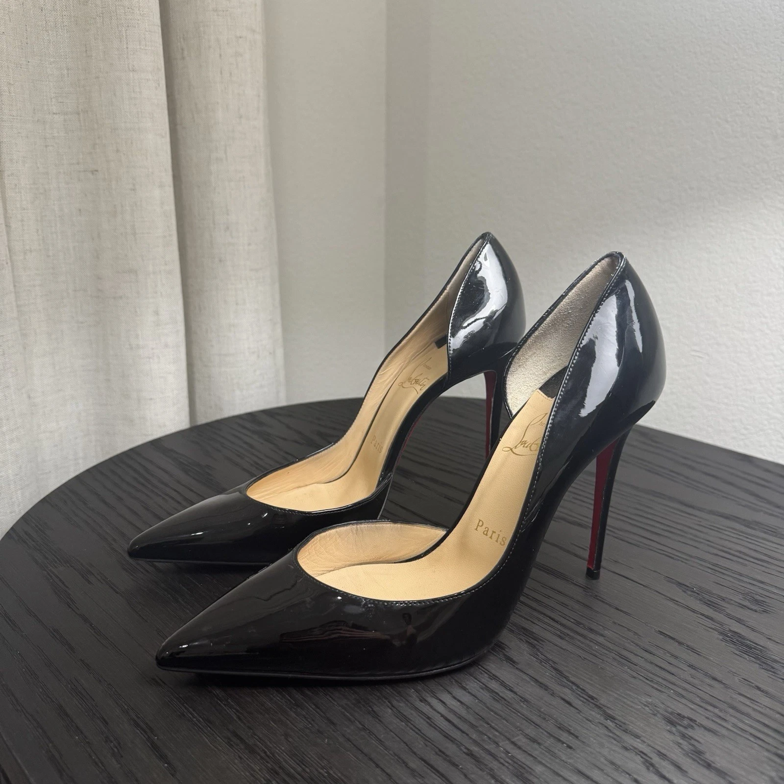 Christian Louboutin — Christian Louboutin Iriza 100 Pumps Patent Black 39.5