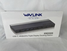 WAVLINK WL-UMD01 Pro USB C Docking Station, USB-C Dock 4 USB3.0 NEW SEALED