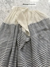 NWT Mes Demoiselles Paris Blue Stripe Soeur Cotton Beach Sezane Dress Kaftan Su