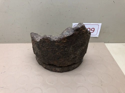 Large THICK CHUNK CIVIL WAR CANNON BALL FRAGMENT - Approx 8" diameter?