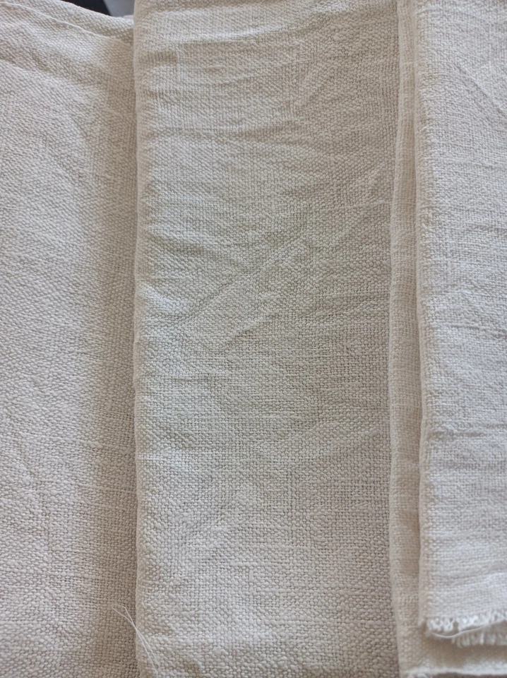 lot de 4grandes  pièces de tissu métis ancien  ideal couture torchons etc - Photo 4/4