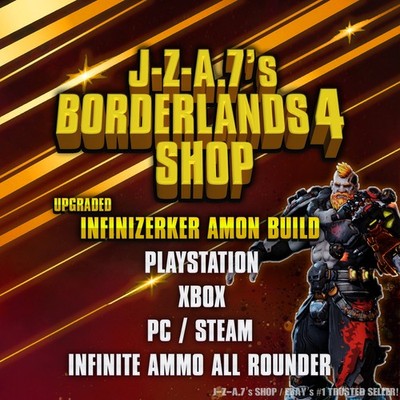 Borderlands 4  INFINIZERKER AMON BUILD INFINITE AMMO BL4  PC-PS-XBOX MOXSY