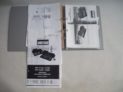 AMSTRAD 512 / 640 Service Manual, inklusive Schaltpläne!