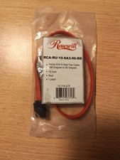Rosewill SATA Cable 90 Degree Right Angle SATA III 6.0 Gbps, SATA Cable 12 Inch