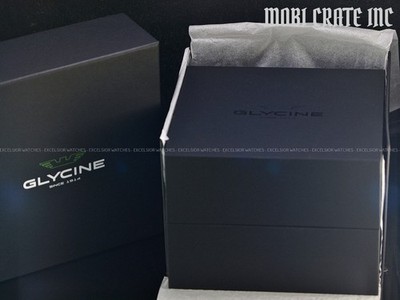 NEW OLD STOCK RARE GLYCINE WATCH BOX WITH OUTERBOX