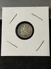 1870 Seated Liberty Half Dime Vf +