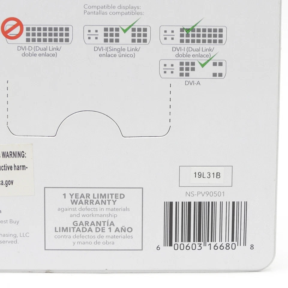 Insignia DVI-A to VGA Adapter (NS-PV90501) Pack of 4 - Image 4 of 4