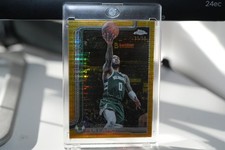 2025-26 Topps Chrome Damian Lillard Gold Wave Refractor #'ed 31/50 #153