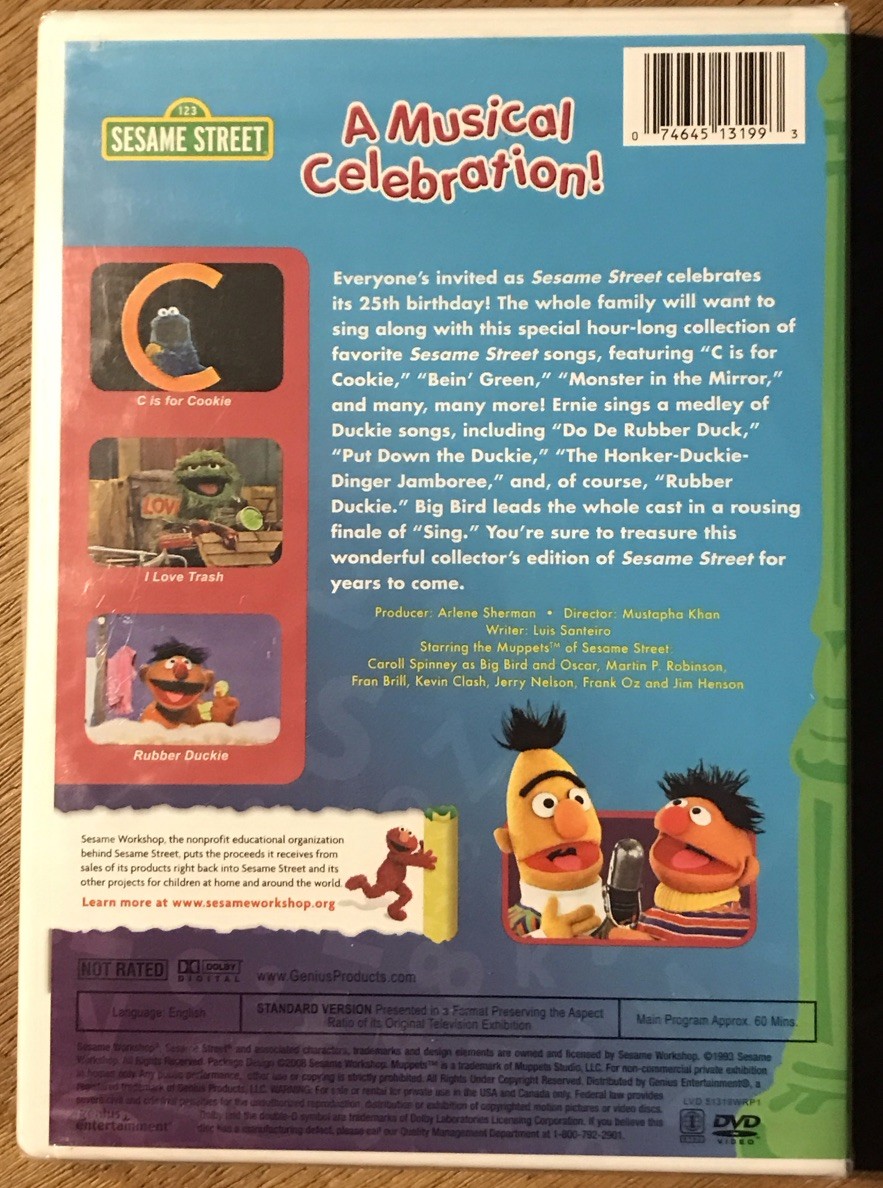 (未使用･未開封品)Sesame Street - 25th Birthday Musical Celebration [DVD] [Import] Sesame Street 25th Birthday - Musical Celebration DVD