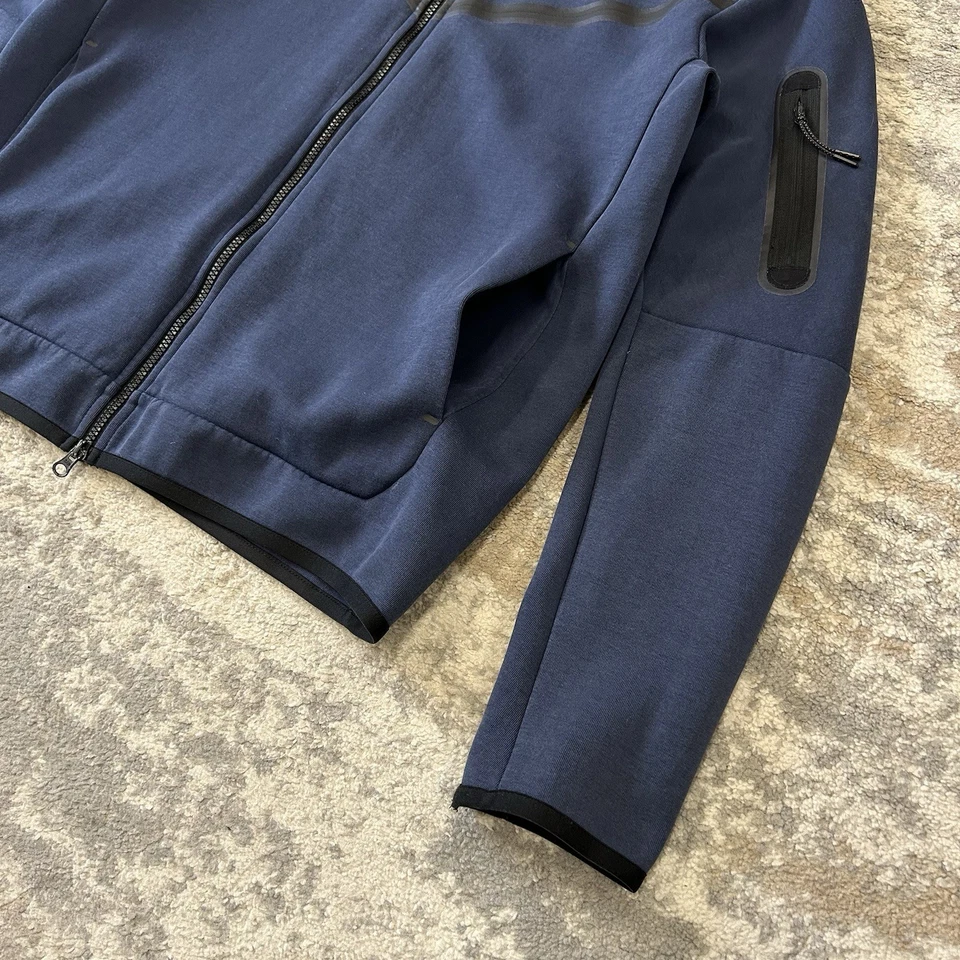 Nike Tech Fleece Hoodie Full Zip Hooded Pockets Long Sleeve Size M Medium, photo 4 of 5