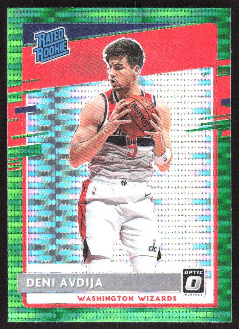 4279J 2020-21 Donruss Optic #159 Deni Avdija Green Pulsar