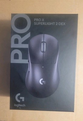 Logitech Pro X Superlight 2 DEX Kabellose Gaming-Maus Schwarz (Neu und Versiegelt)