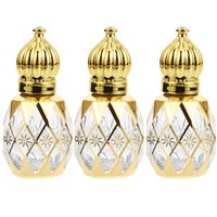 3 Pcs ParfüM-Rollerflasche Aus Glas On BehäLter FüR ÄTherische ÖLe