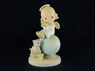 ピースオブアース Precious Moments Figurine, #E-2804R, Peace On Earth, Star