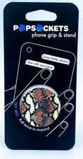 Authentic PopSockets Python Snake Skin Phone Holder Grip PopSocket Pop Socket
