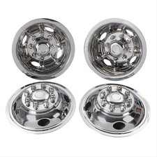 Chevy Gmc 16 Dual Steel Wheel Simulators Dually 8 Lug Rim Skins 1999-2007 New