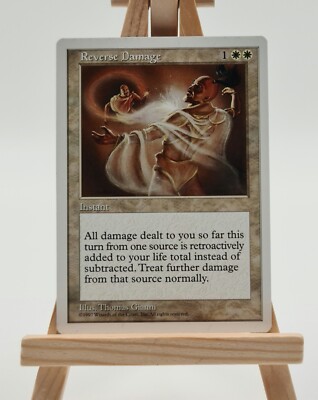 Reverse Damage Fifth Edition (5ED) Magic Karte englisch (Umkehrschaden)