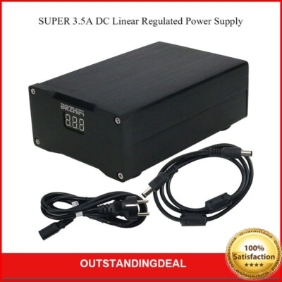 SUPER 3.5A DC Linear Regulated Power Supply Default 12V Dual Output Low Noise
