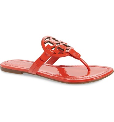 tory burch miller red patent