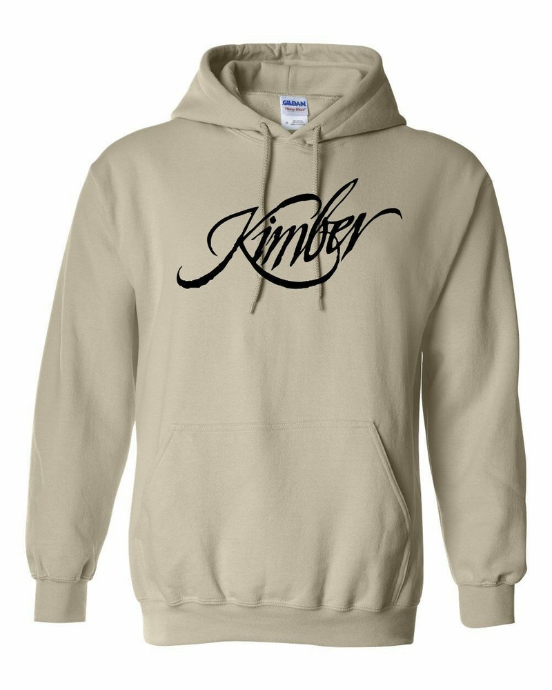 Kimber Pro Gun Black Logo Hoodie 2nd Amendment Rifle Pistol