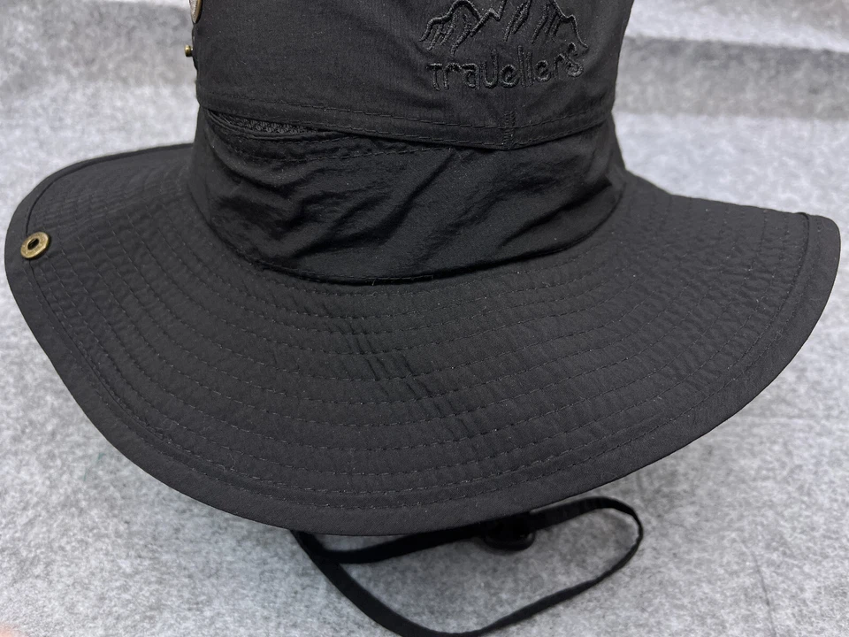 Sombrero cubo LETHMIK Boonie adulto talla única negro 100 % poliéster campamento playa aire libre Foto 3 de 4