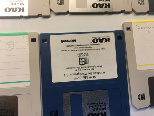 KAO MF2hd MF-2hd MICRO FLOPPY DISKETTES Pack 10 Disks 1.44 Mb 2.0 Mb Dos/v box2 - Afbeelding 4 van 5
