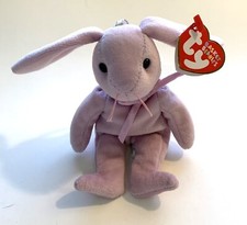 TY Basket Beanies “FLOPPITY the Purple Bunny” 2001 Original w/Tags Happy Spring!