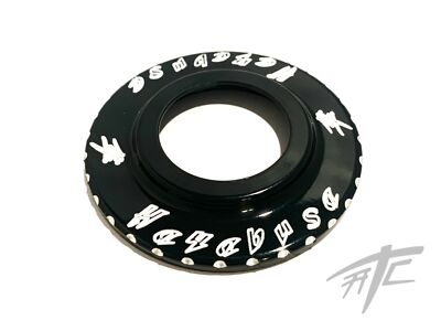 HAYABUSA BLACK DIAMOND CUT ROTOR BLOCK OFF BEAUTY RING 99-07 SUZUKI HAYABUSA