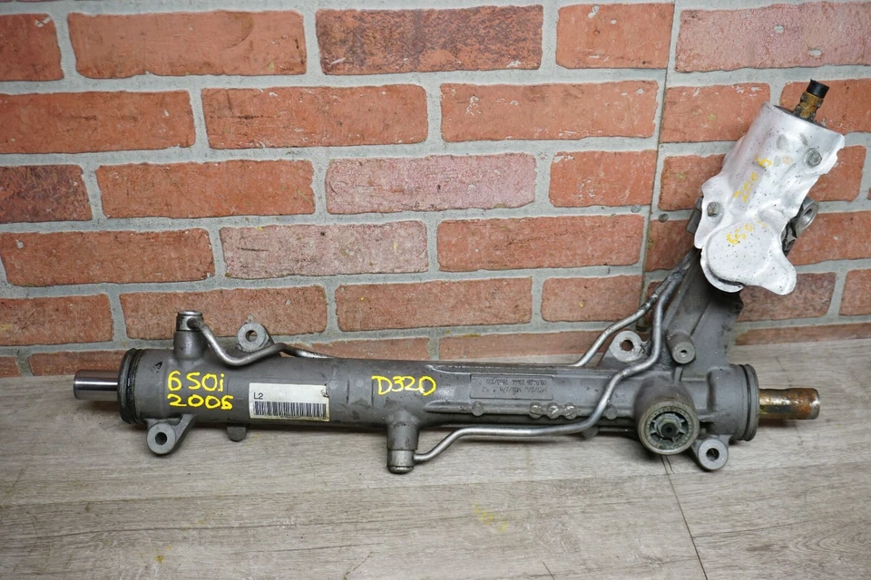 BMW 650I E63 2006-2007 4,8 L TRACCIÓN TRASERA DIRECCIÓN ASISTIDA BARRA DE CAMBIOS JUEGO 127 K OEM Foto 3 de 4