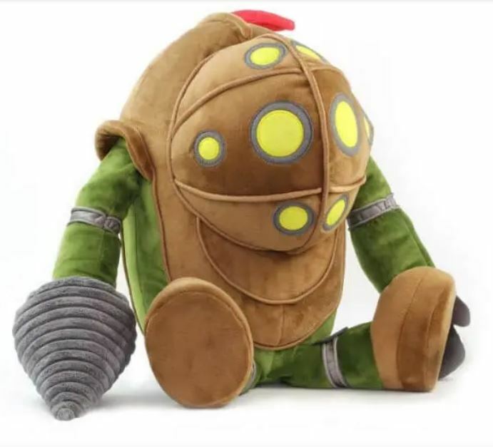BioShock Big Daddy ぬいぐるみ 約30cm Bioshock Big Daddy Plush Figure Mr. Bubbles Statue Plushie 17
