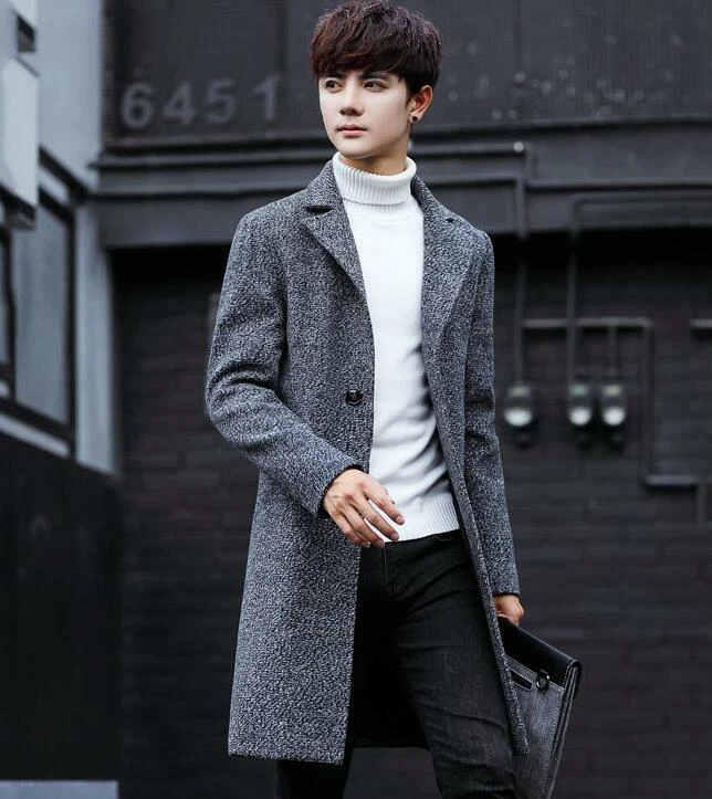 Korean wool sale coat