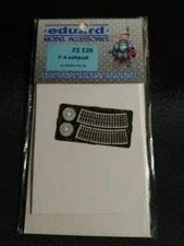 1/72 Eduard 72126 - F-4 Exhaust Photo-etch Set - Hard To Find! Free Shipping!