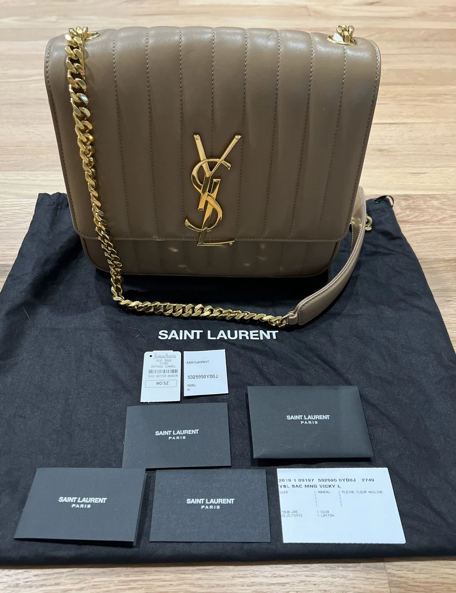 Saint Laurent, Bags, Brand New Authentic Ysl Saint Laurent Icare Maxi  Shopping Bag Quilted Lambskin