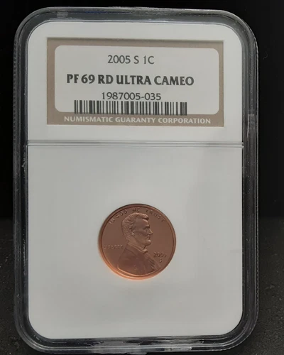 2005-S LINCOLN CENT - NGC PF 69 RD ULTRA CAMEO - 035