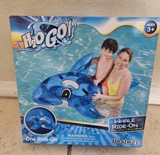 Bestway H2O Go Ride-On Infaltable Whale Ride On Pool Lake Beach Float 5ft