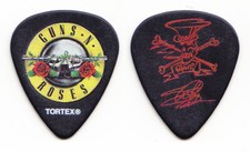 Guns N' Roses Slash Signature Black/Red Guitar Pick - 2018 Tour GNR