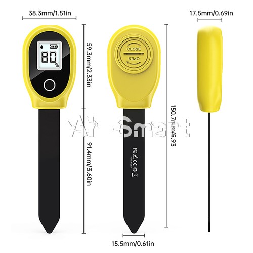 Soil Moisture Detector Tester LCD Soil Water Analyzer Meter Gardening Planting - Picture 14 of 19