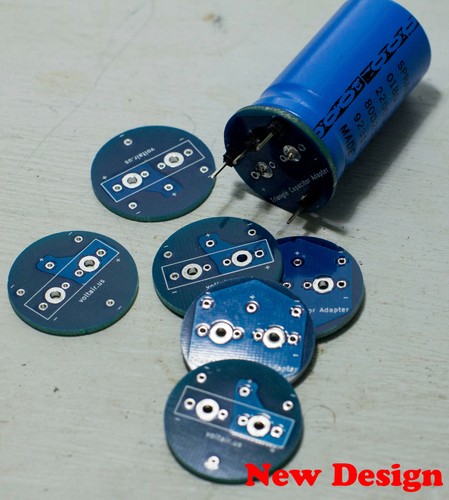Capacitor Adapter 15.5mm triangle recapping vintage equipment Tek 475 kit (x6) - 第 1/2 張圖片