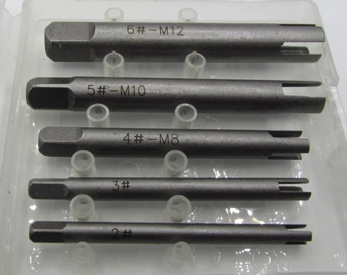 5 Pcs - Tap Extractor Set  (M5, M6, M8, M10 & M12)    D