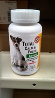 Total Calm & Focus Dog Canine All Natural Calm Nervous Anxious 60 Tabs Total Calm & Focus Dog Canine All Natural Calm Nervous Anxious 60 Tabs