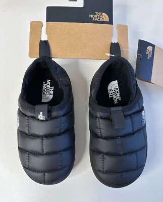 The North Face Traction Mule ThermoBall Puffer Slippers / Black / Toddler Sz 11