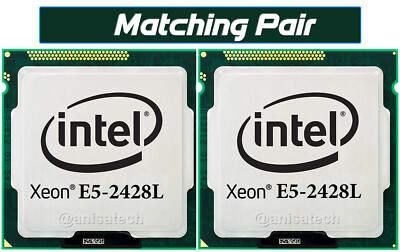 2 x { Intel Xeon E5-2428L1,80GHz 6-Core CPU Prozessor 7,2GT/s SR1AL FCLGA1356 }