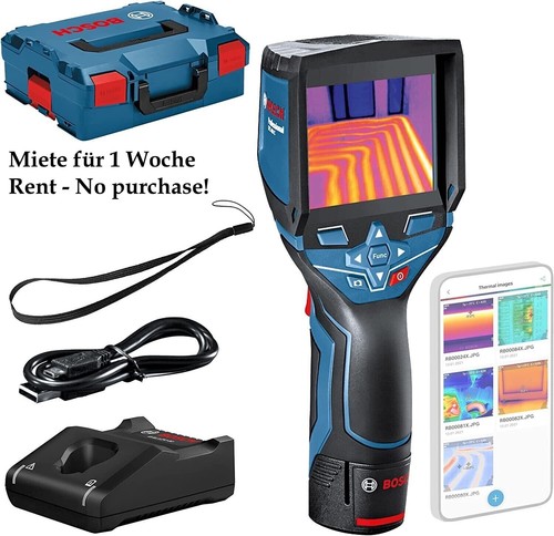 WÄRMEBILDKAMERA MIETEN 7 TAGE, Bosch Professional GTC 400 C App