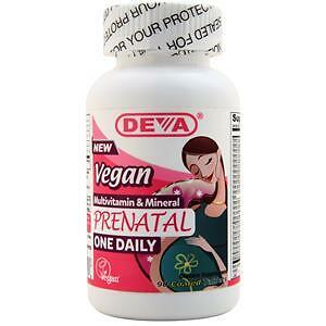 Deva Nutrition Vegan Multivitamin & Mineral Prenatal - One Daily  90 tabs