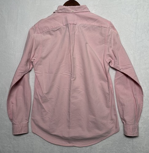 Polo Ralph Lauren Rugby Skull Crossbones University Oxford Pink Shirt Medium - Picture 2 of 15