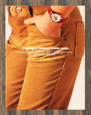 Wrangler Jeans - Reklame Werbeanzeige Original-Werbung 1979 (2)