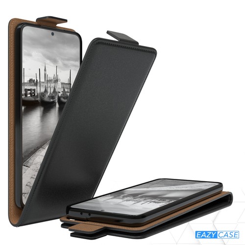 EAZY CASE Futerał ochronny Torba Sztuczna skóra Etui Składana torba 360° Etui na telefon komórkowy Czarne - Zdjęcie 24 z 146