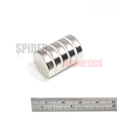 SPIDER MAGNETICS Very Strong N52 Magnets 20x5 mm Powerful Neodymium Disc Craft DIY 20mm dia x 5mm