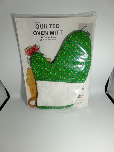 Your Choice! Aida Cross Stitch items- Oven Mitts, Basket Liners, Towels, Ribband