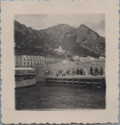 Italien, Capri, Marina Grande, Vintage Auflage, ca.1930 Silberauflage 7,